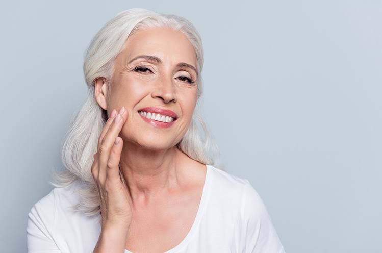 Older woman with beautiful smile